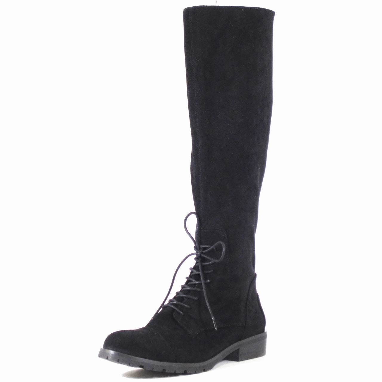 Tie Up Boots Midnight Knee-High Boots
