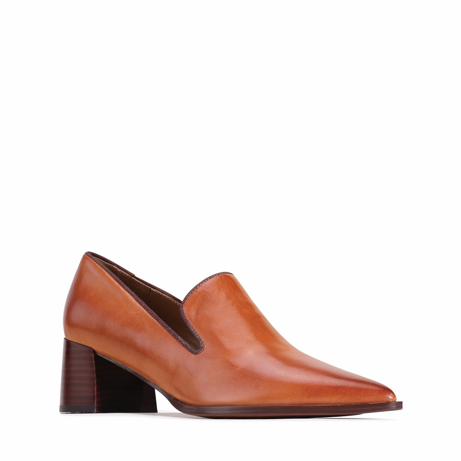 Leather Platform Loafers AURIELIA