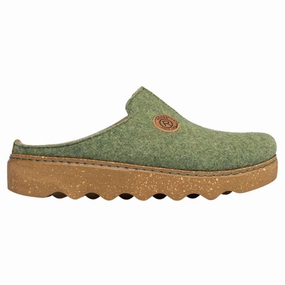 Ugg Bedroom Slippers Rohde 6120 Foggia Circle Pesto/Green Slipper (Women's)