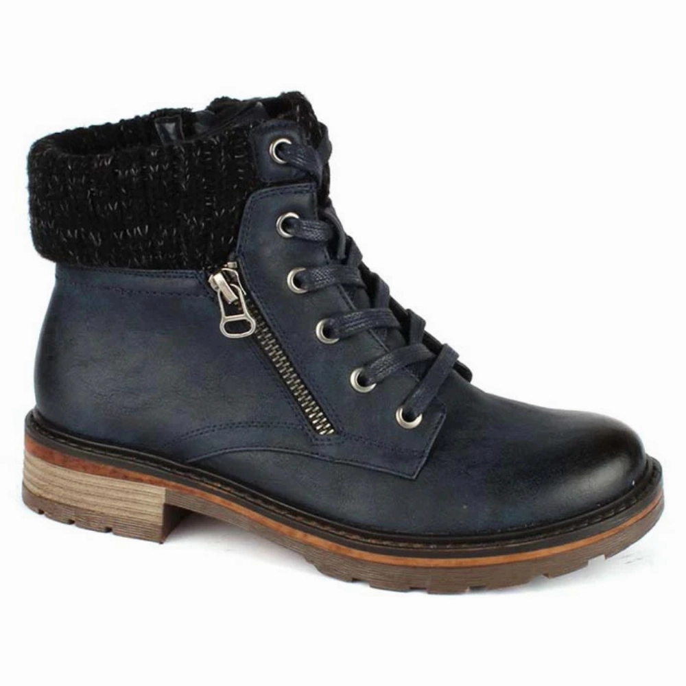 Wanderlust Amy Navy Boot (Women's) Justin Boots Justin