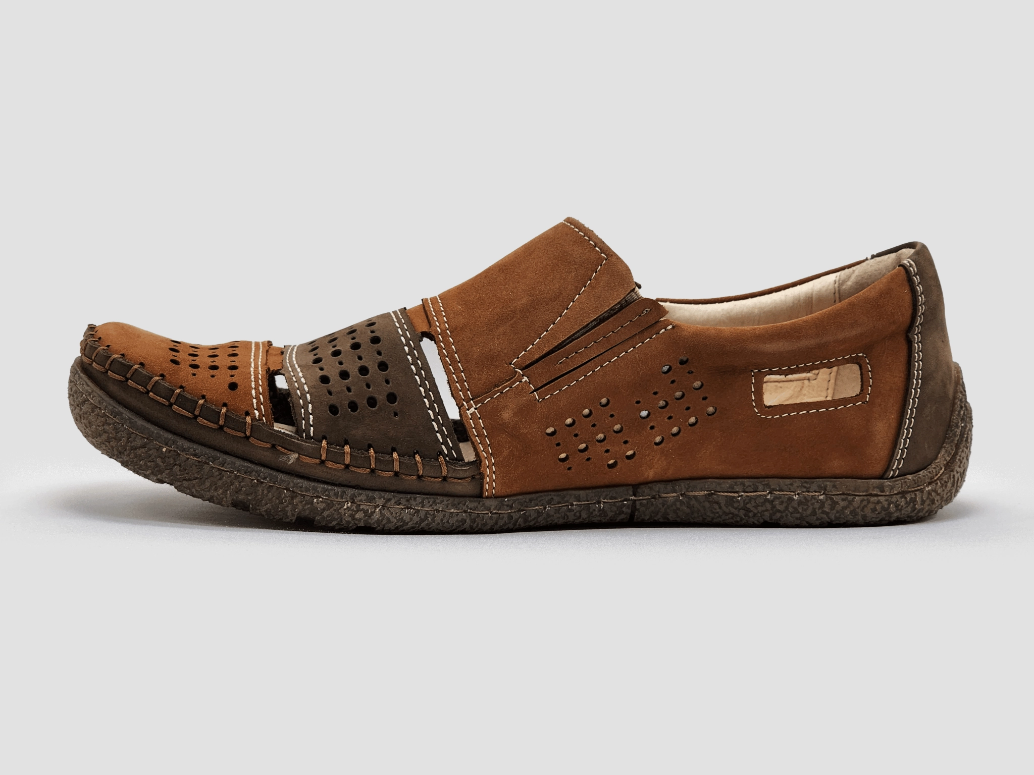 Men's Vacation Leather Sandals - Dark Brown Sperry Sandals