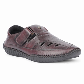 Healers Brown Casual Buckle Sandal For Men JPL-205 By Liberty Amazon Summer Sandals