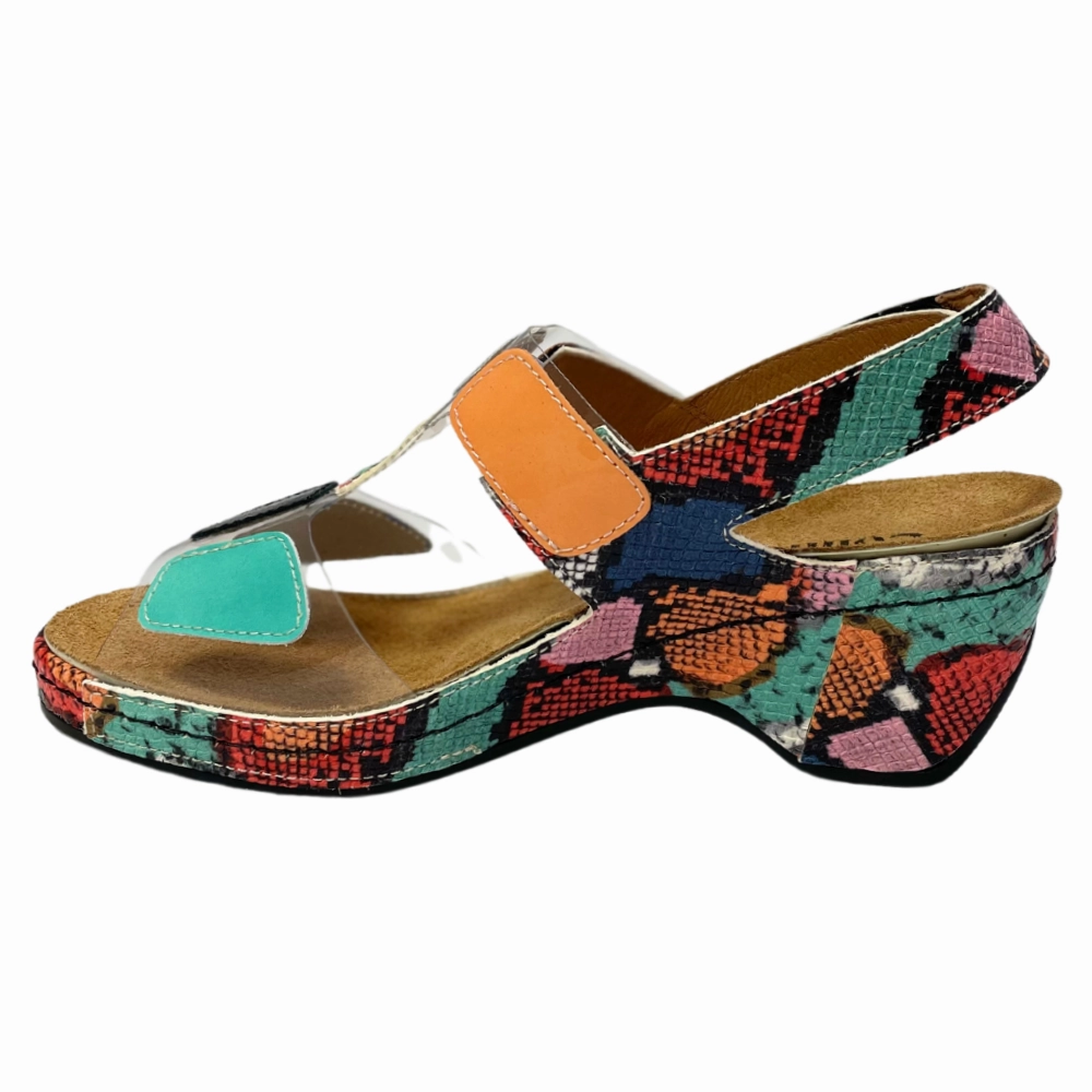 Dress Shoes Docker Comfort Class Preakness Snake Combo Sandal (Women's)