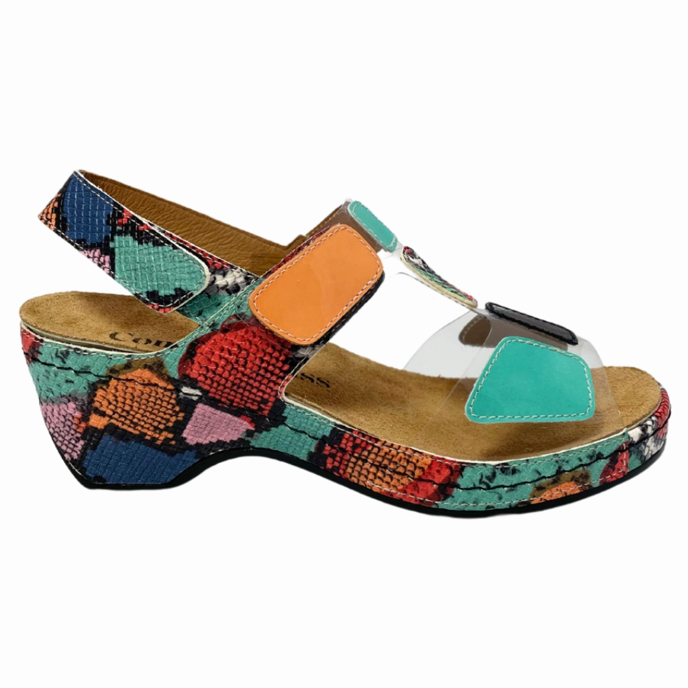 Dress Shoes For Less Comfort Class Preakness Snake Combo Sandal (Women's)