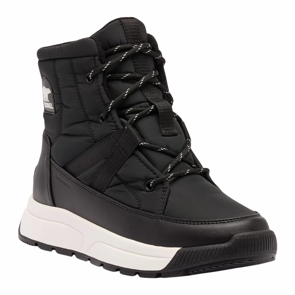 Michael Kors Boots Sorel Whitney III Black/Sea Salt Waterproof Mid Boot (Women's)
