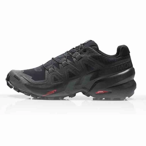 Running Shoes Track And Field Salomon Speedcross 6 Women's Trail Shoe - Black/Black/Phantom