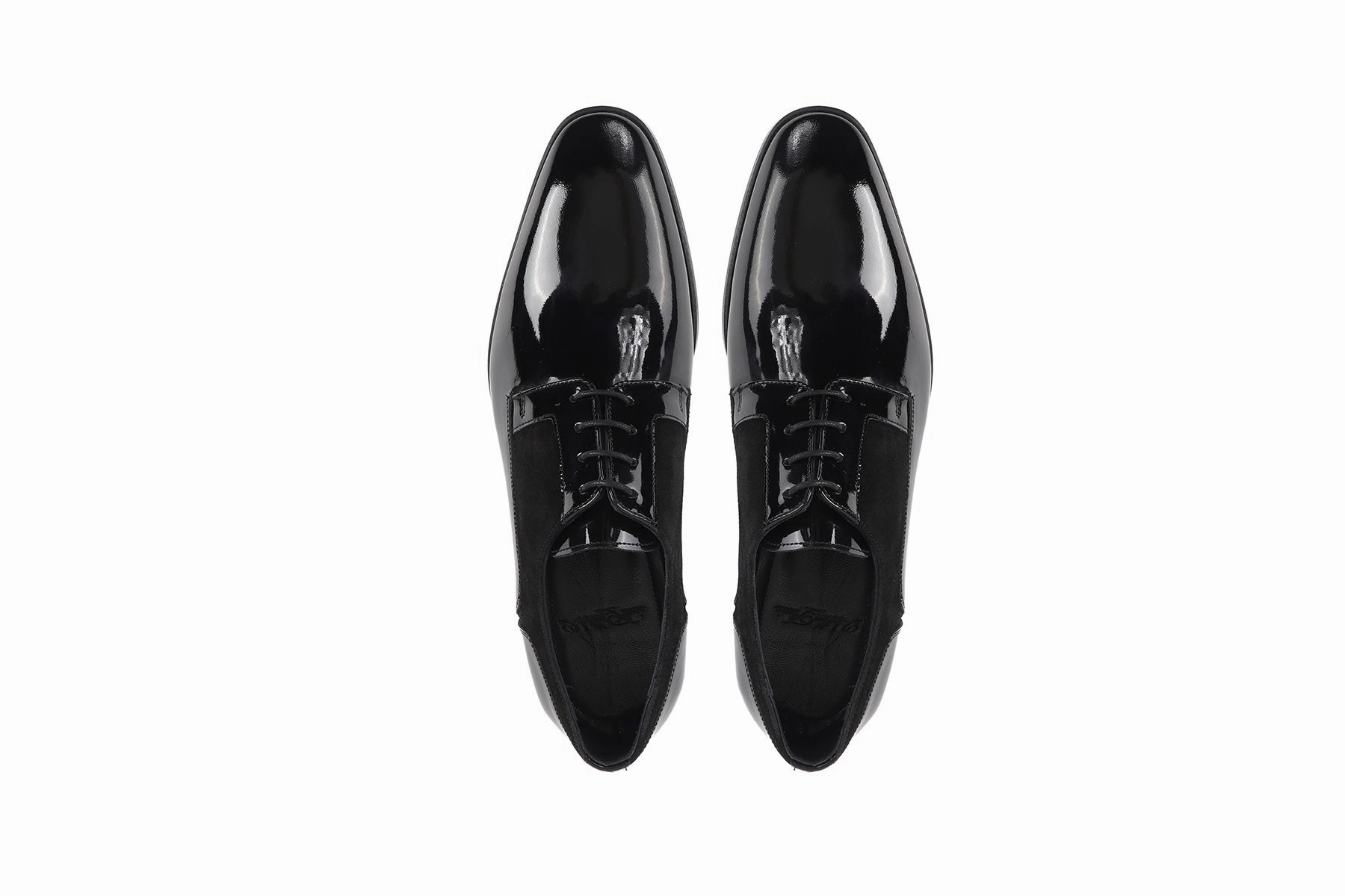 Alexander Mcqueen Dress Shoes Spiga Oxford Patent Leather Dress Shoes
