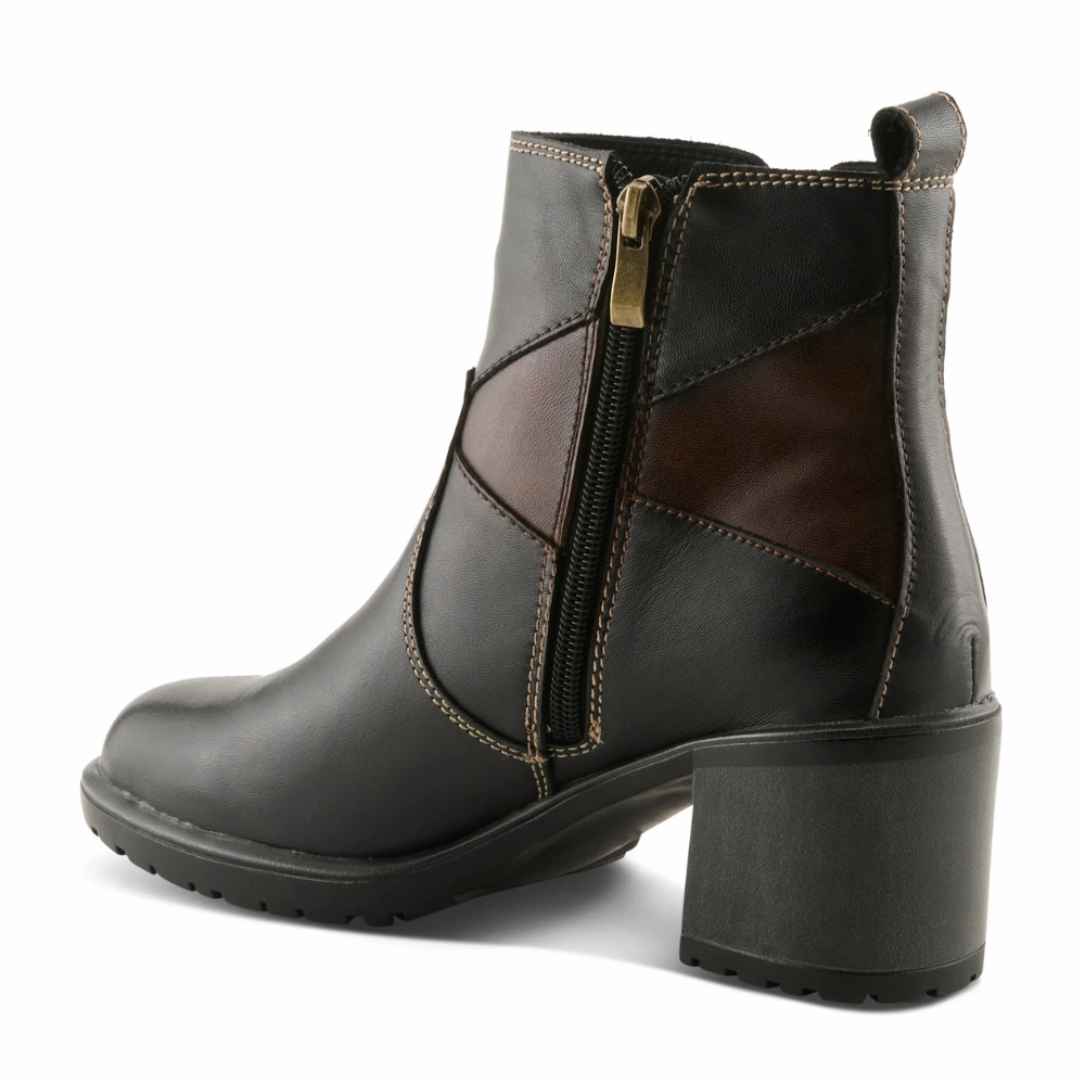 Boots Burton Spring Step Patchpower Black Multi Leather Boot (Women's)