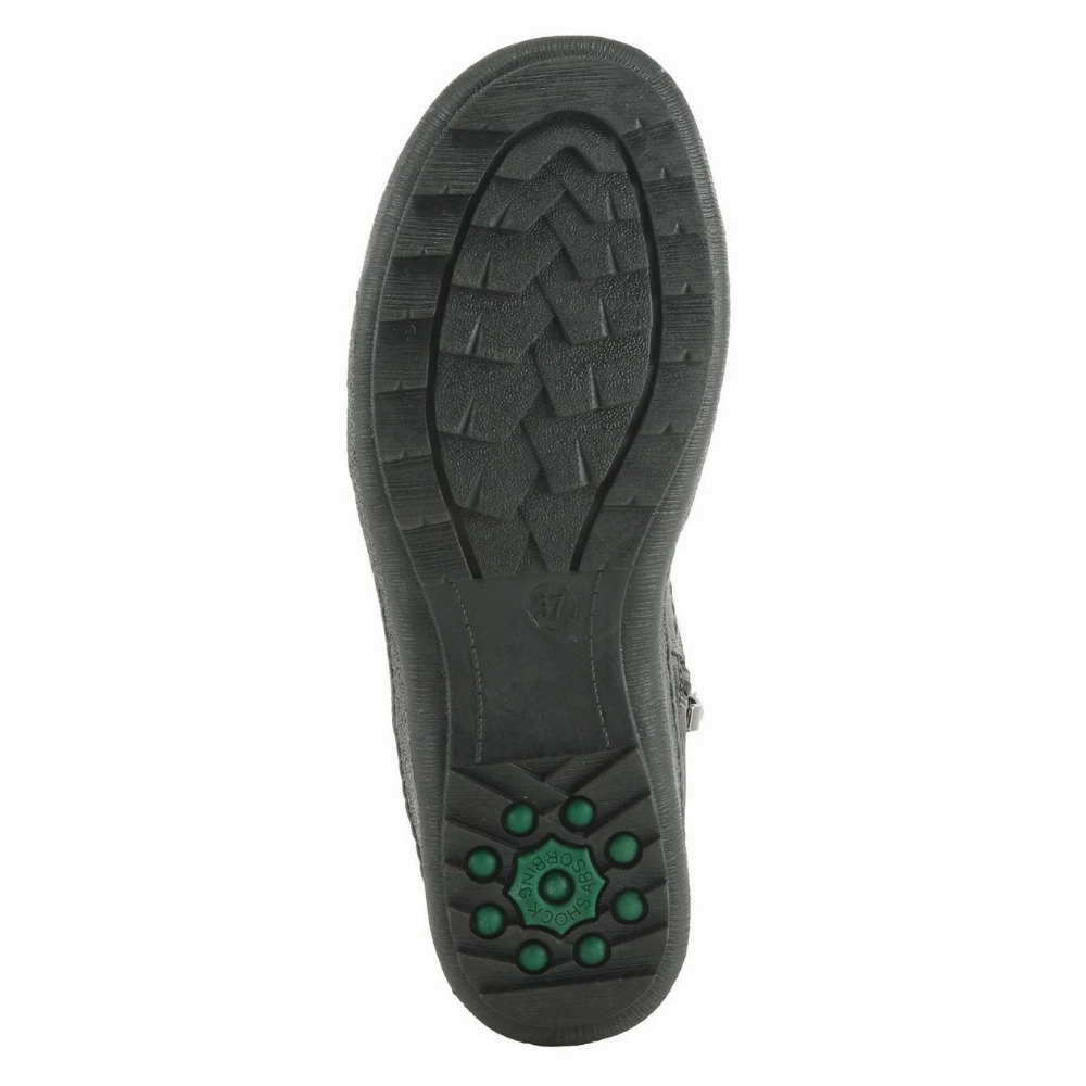 Spring Step Relife Atella Black Bootie (Women's) Schnees Boots