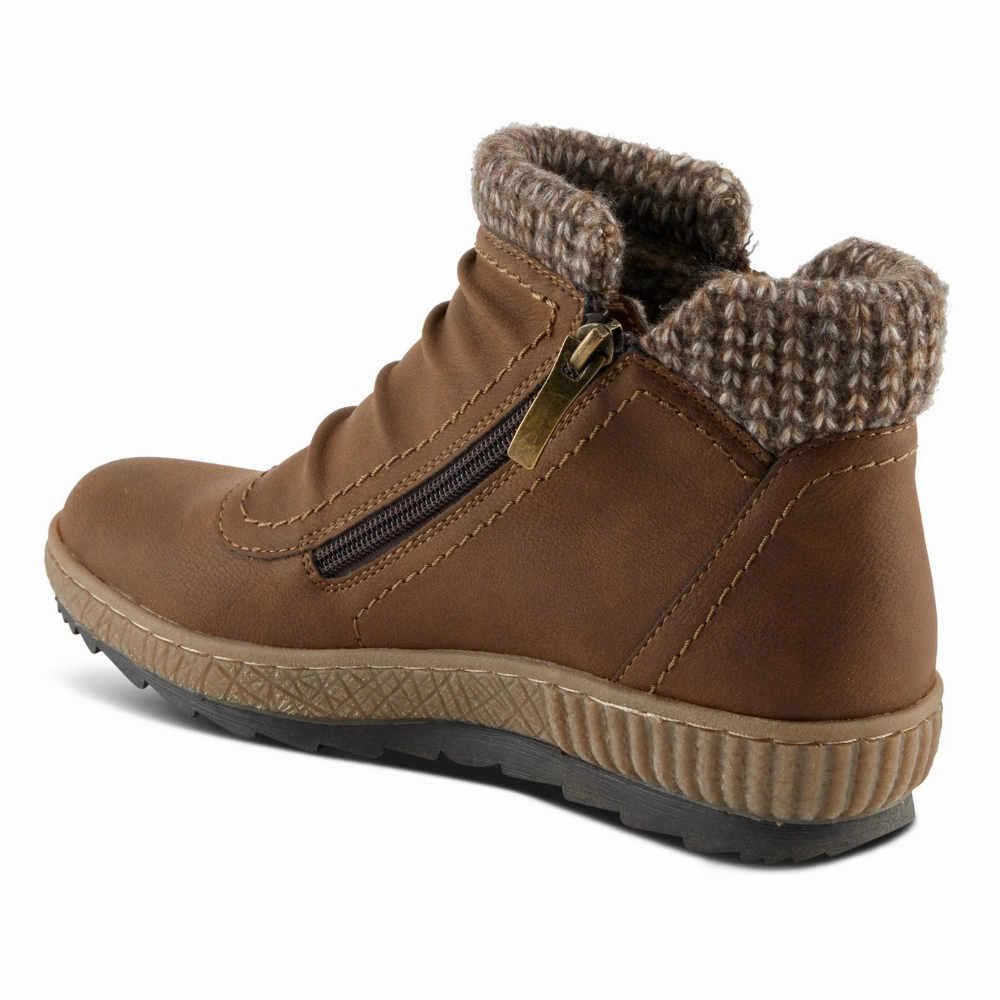 Spring Step Relife Cleora Chocolate Bootie (Women's) Sorel Boots Waterproof