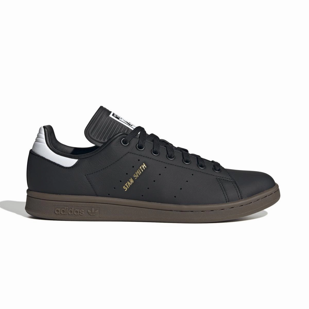 Stan Smith 'Black Gum' Silver Adidas Shoes