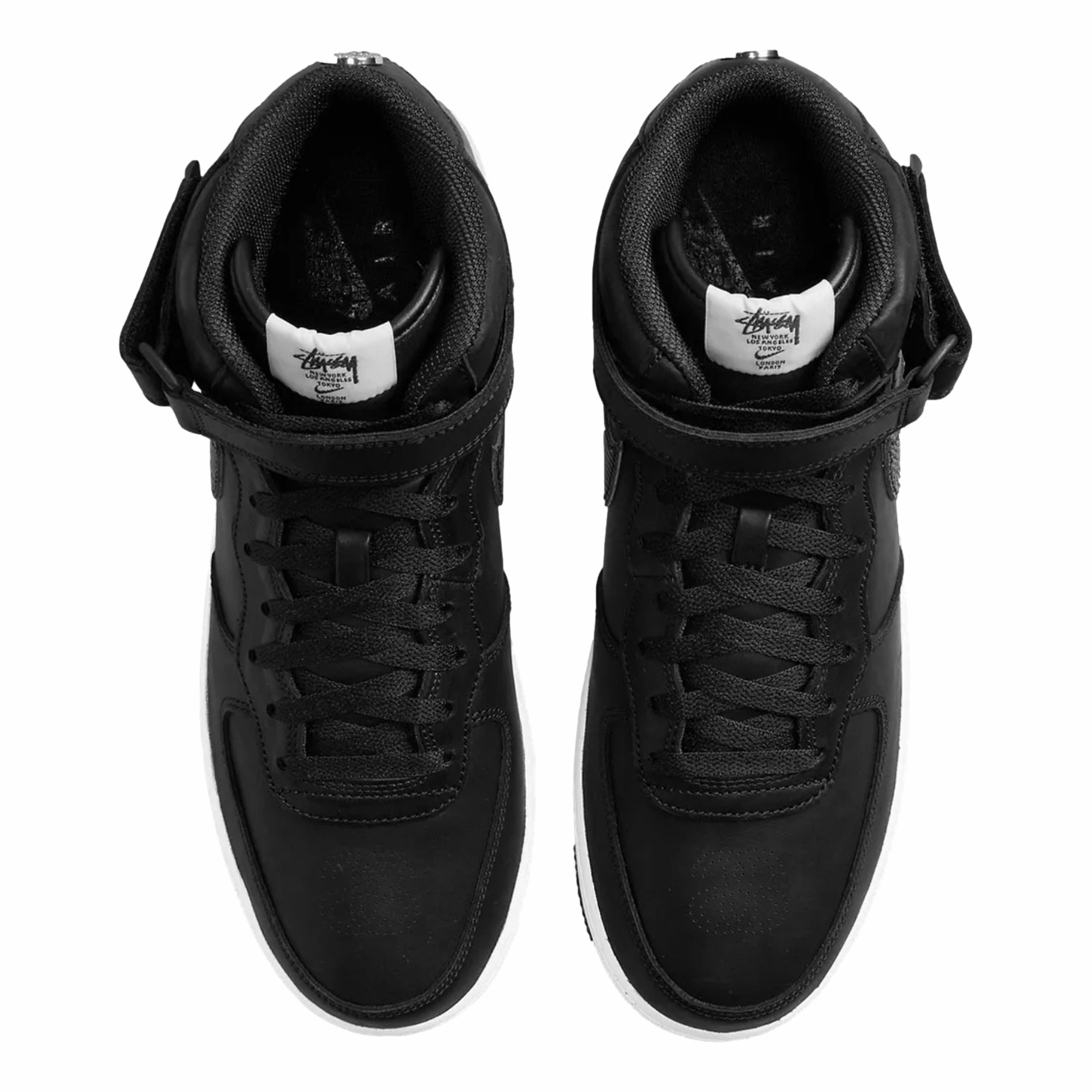 Nike Shoes Flight Nike Air Force 1 '07 Mid SP Black/Black-Black  DJ7840-001 Men's