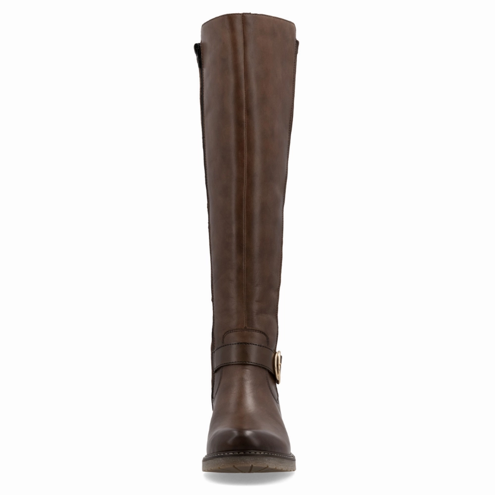 Remonte Aida 73 Mahogany Leather High Boot (Women's) Apex Boots