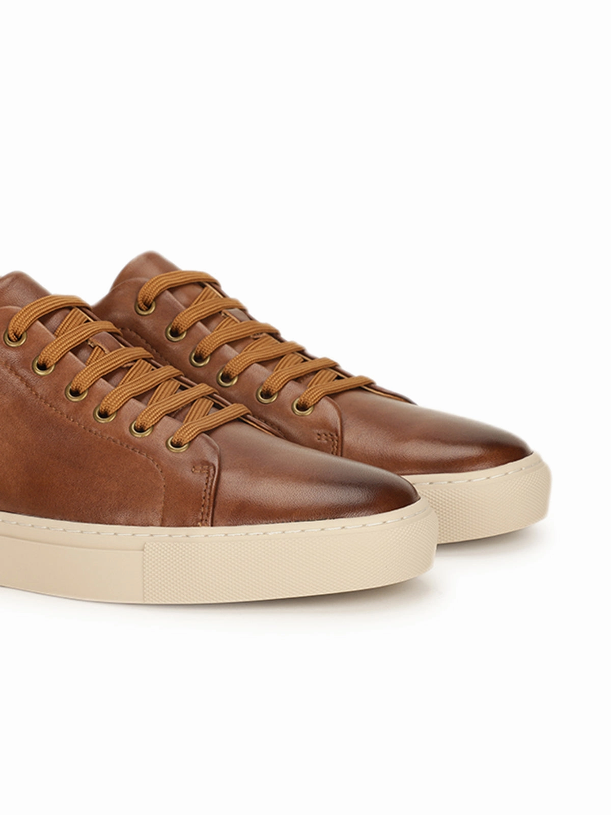 Endrick Premium Leather Lace Up Sneakers Best Platform Sneakers