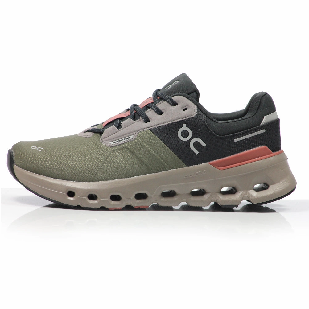 On Cloudrunner 2 Waterproof Women's Running Shoe - Olive/Mahogany Running Shoes Milton Keynes