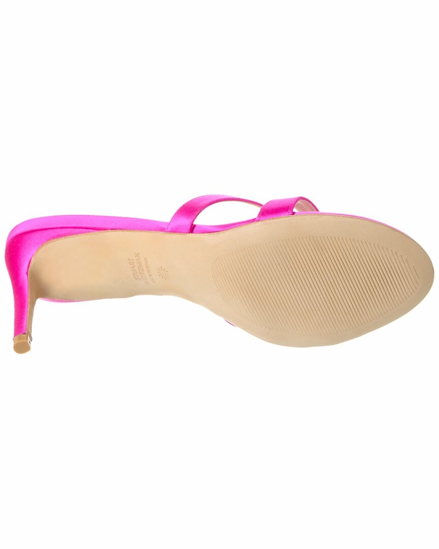 St Vincents Sandals Stuart Weitzman Soiree Sleek 75 Satin Sandal