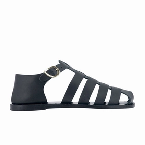 Homeria Black Hoka Sandals