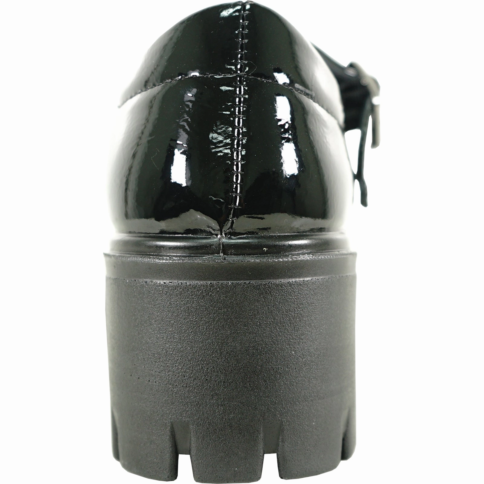 Shoes For Dirndl Dress KOZI Women Comfort Dress Shoe OY3304 Platform Chunky Heel Pump Mary Jane Black Patent with Removable Insole