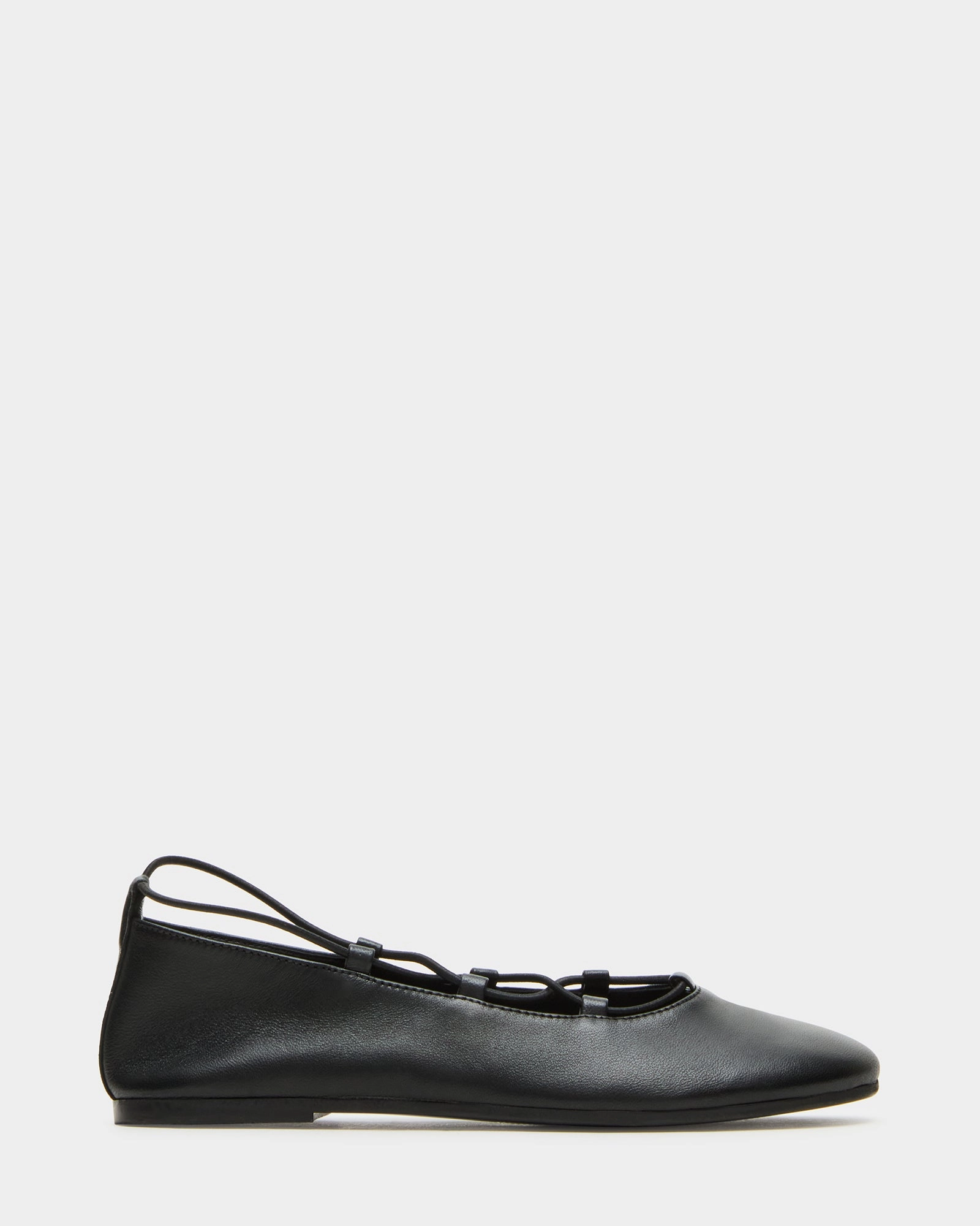 BOMBSHELL BLACK LEATHER Ysl Scrunch Loafers