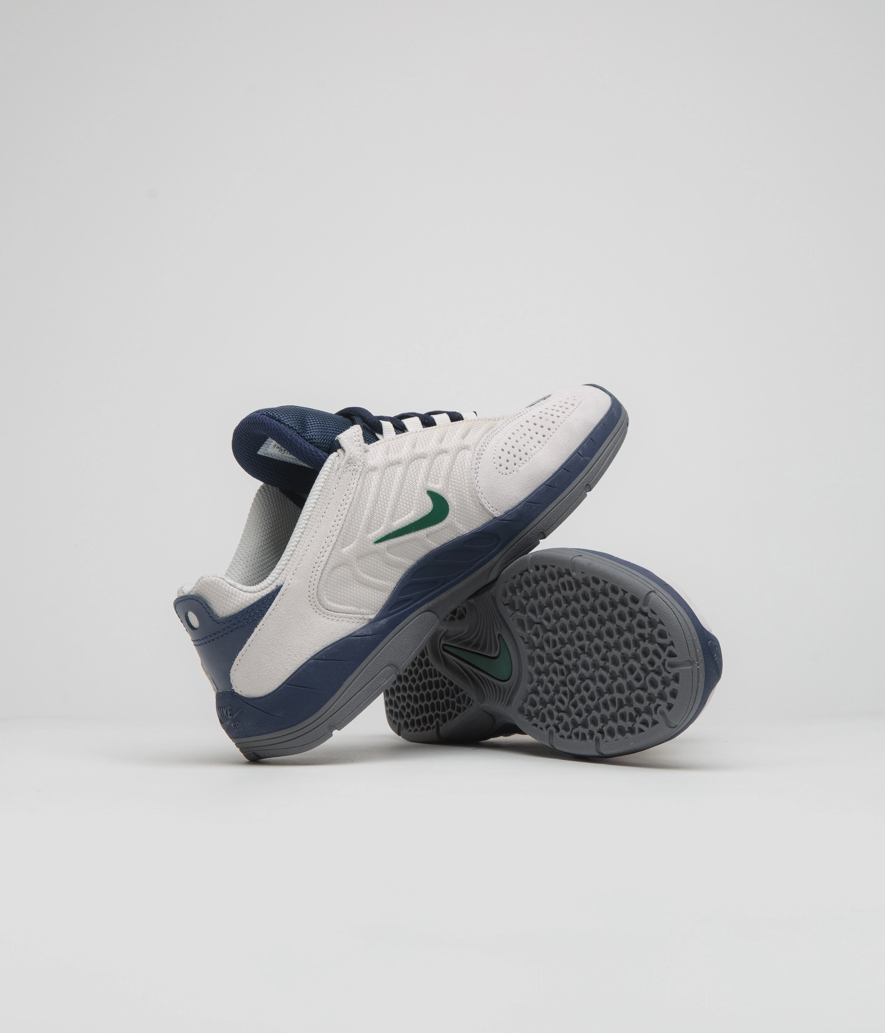 The First Nike Shoe Nike SB Vertebrae Shoes - Light Bone / Fir - Midnight Navy - Obsidian