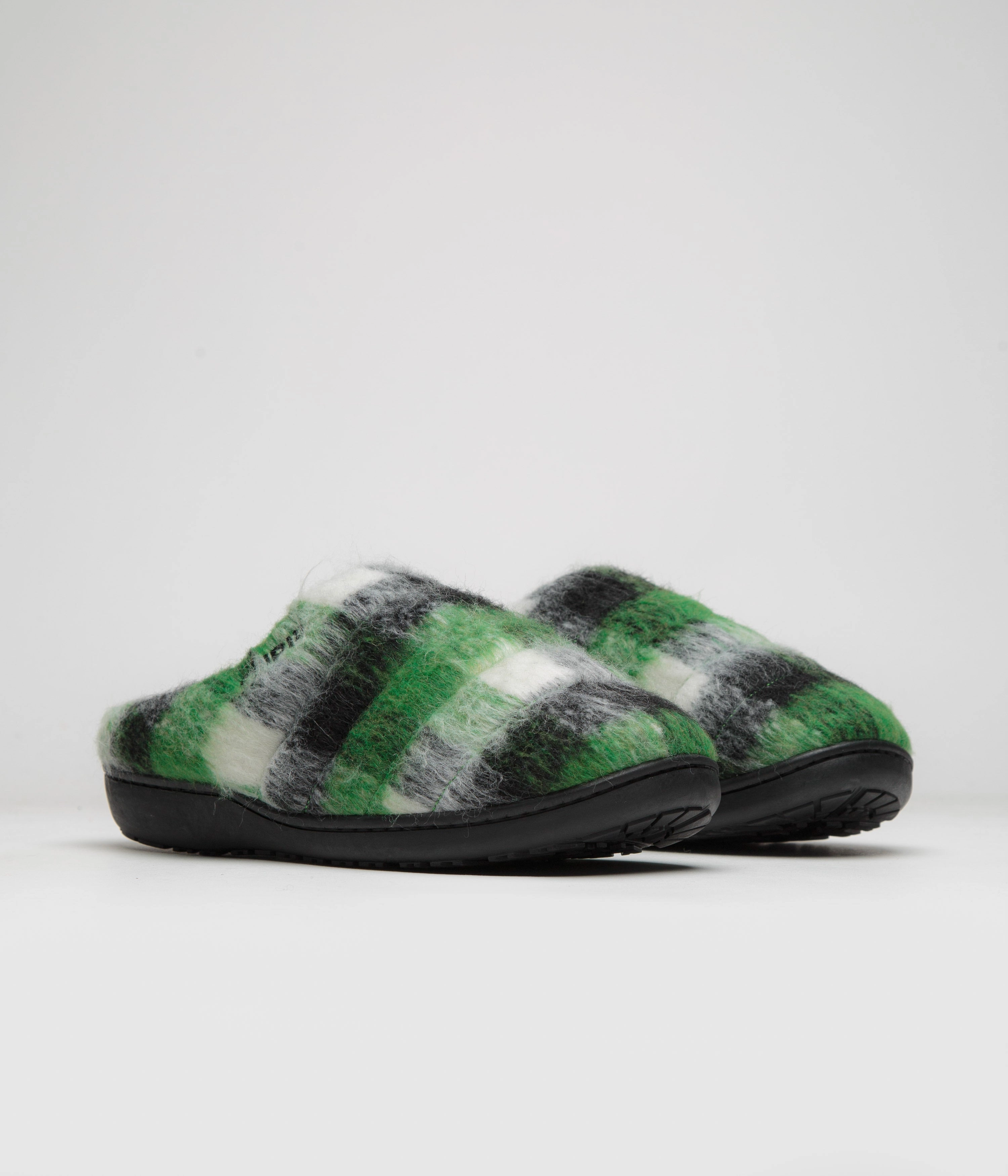 Subu After School Sandals - Green Toe Covered Sandals