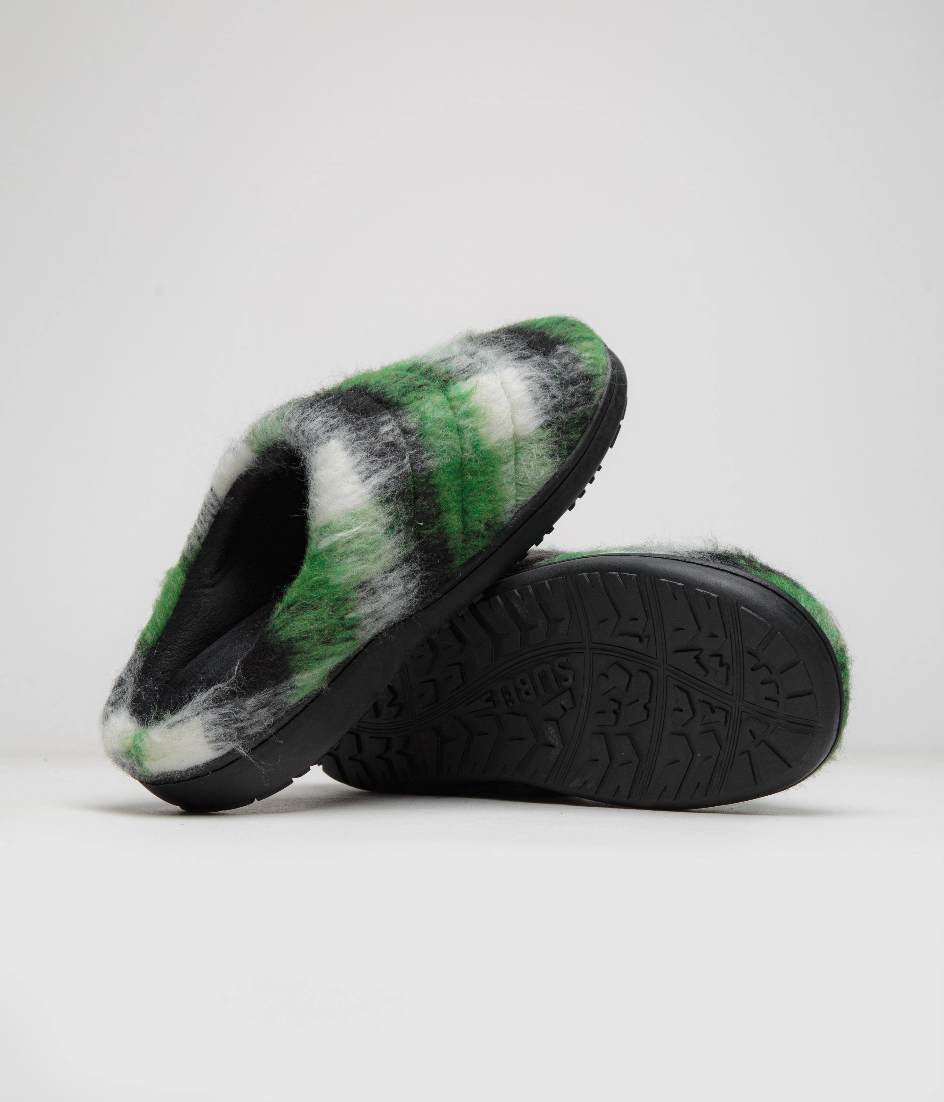 Subu After School Sandals - Green Sandals Flat Strappy