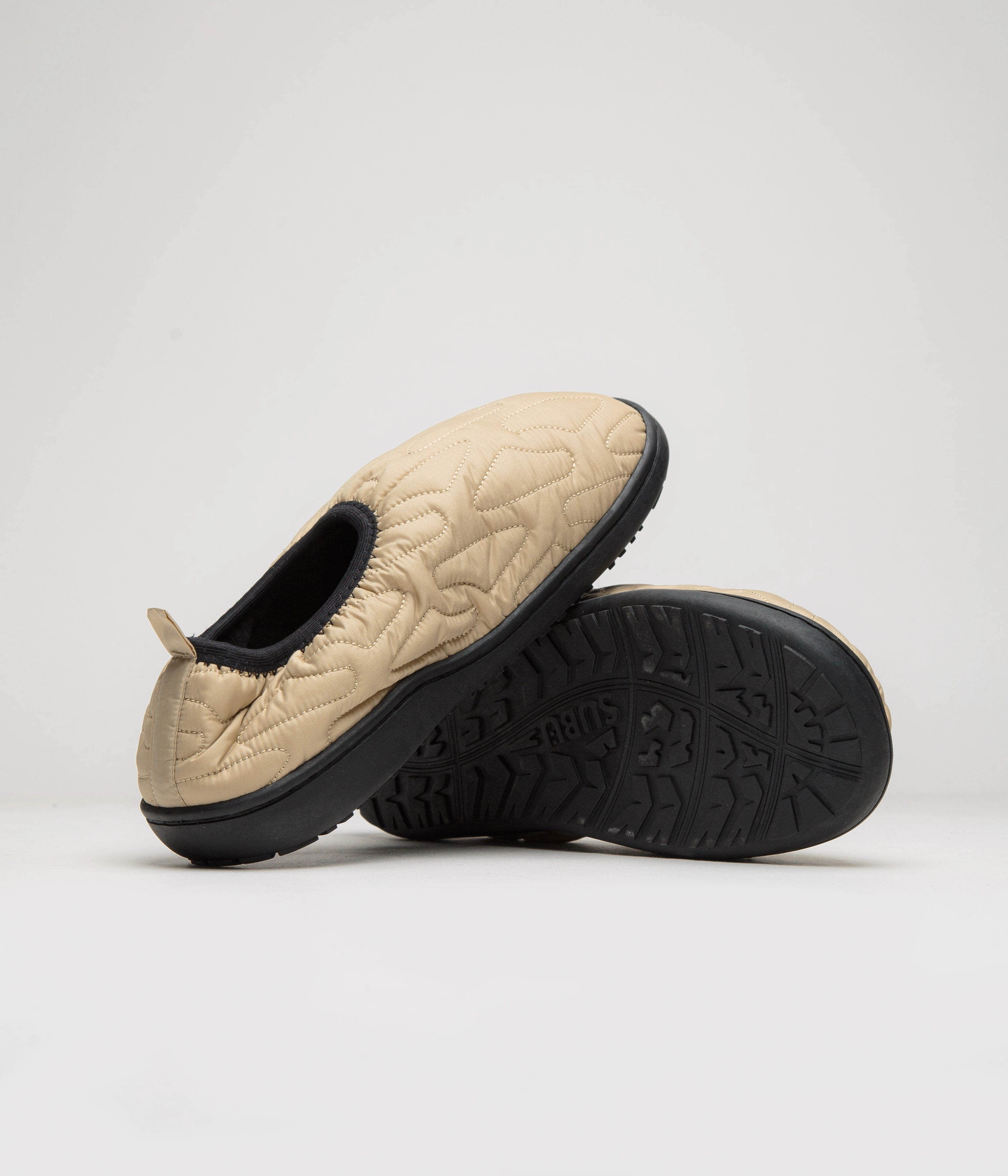 Subu Outline Packable Sandals - Beige Strappy Low Heel Sandals