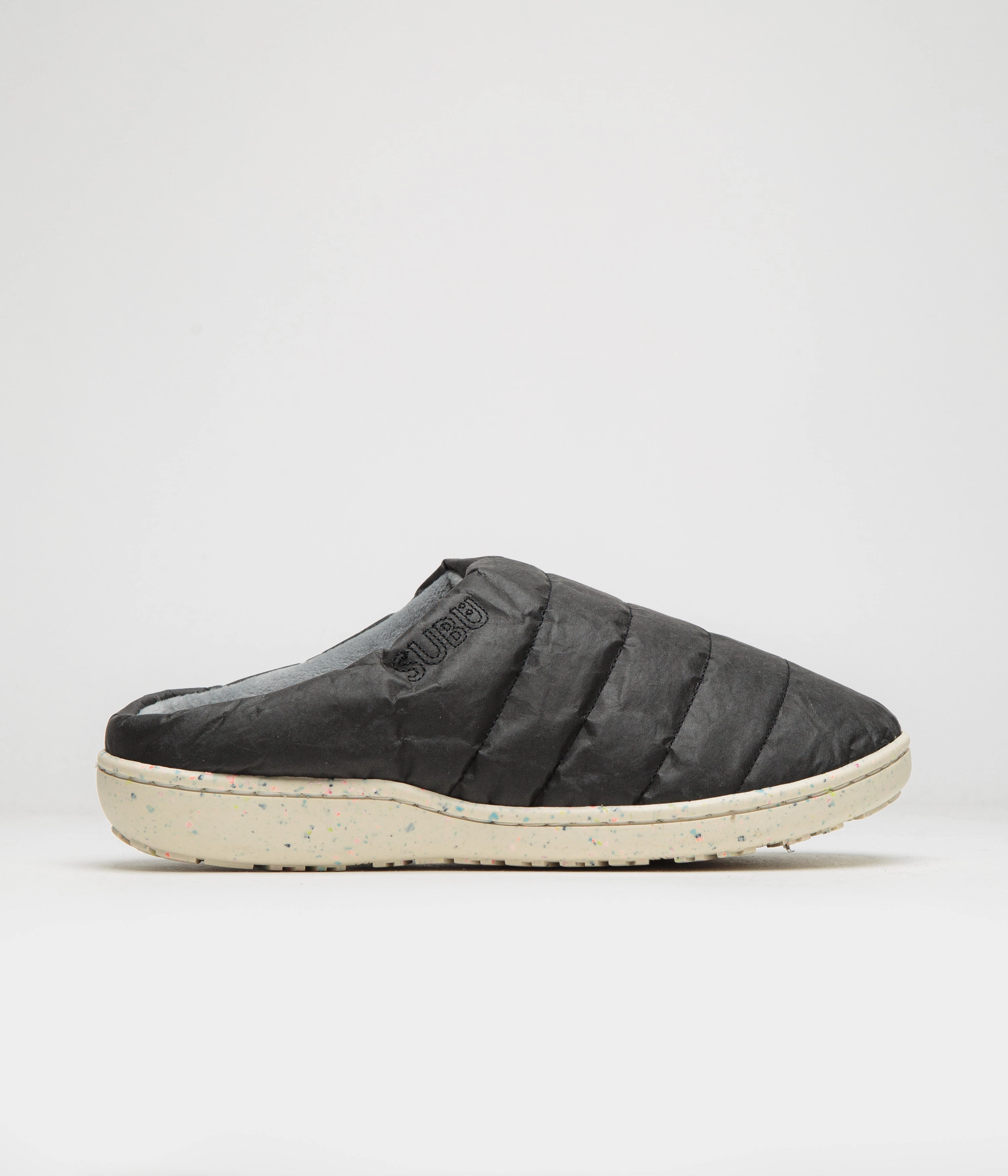 Subu Re: Paper Sandals - Black Dress Mule Sandals