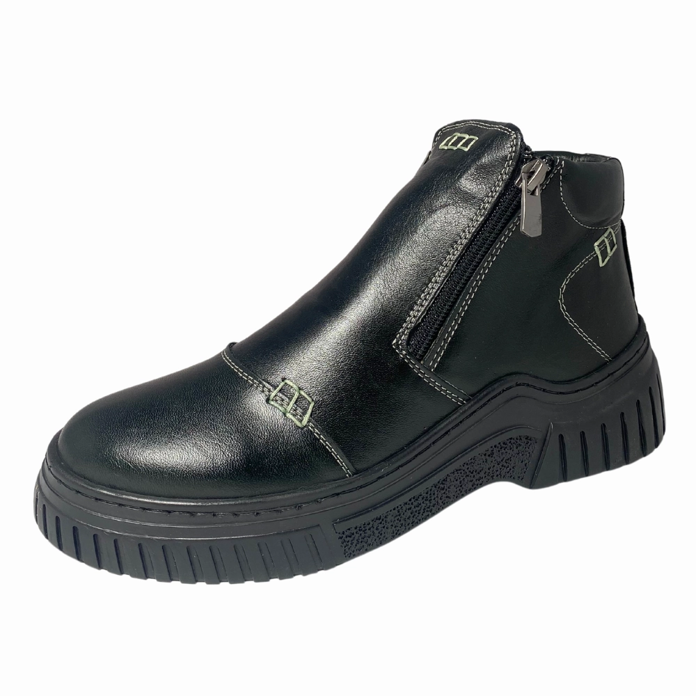 Eric Nurnberg Jade Black Leather Boot (Women's) Muck Boots With Safety Toe