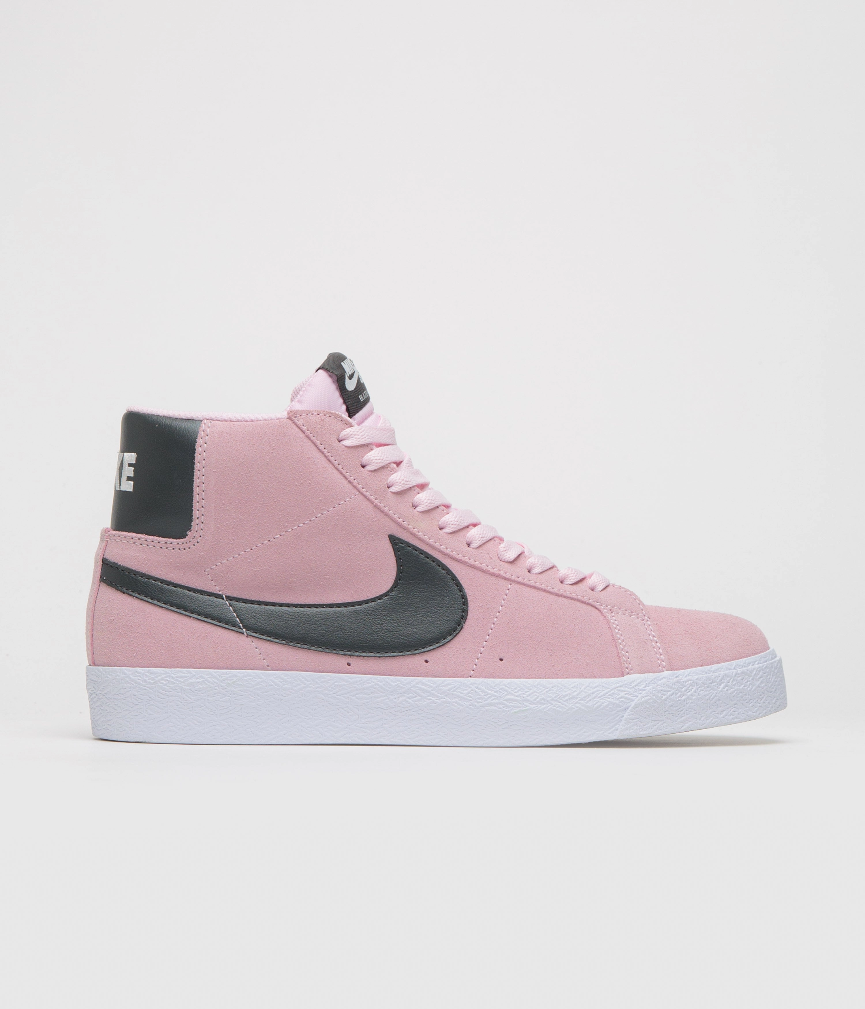 Nike Chrome Shoes Nike SB Blazer Mid Shoes - Pink Foam / Anthracite - White - Gum Yellow