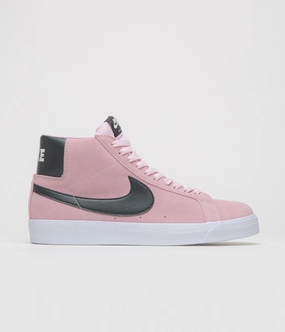 Nike Turf Baseball Shoes Nike SB Blazer Mid Shoes - Pink Foam / Anthracite - White - Gum Yellow