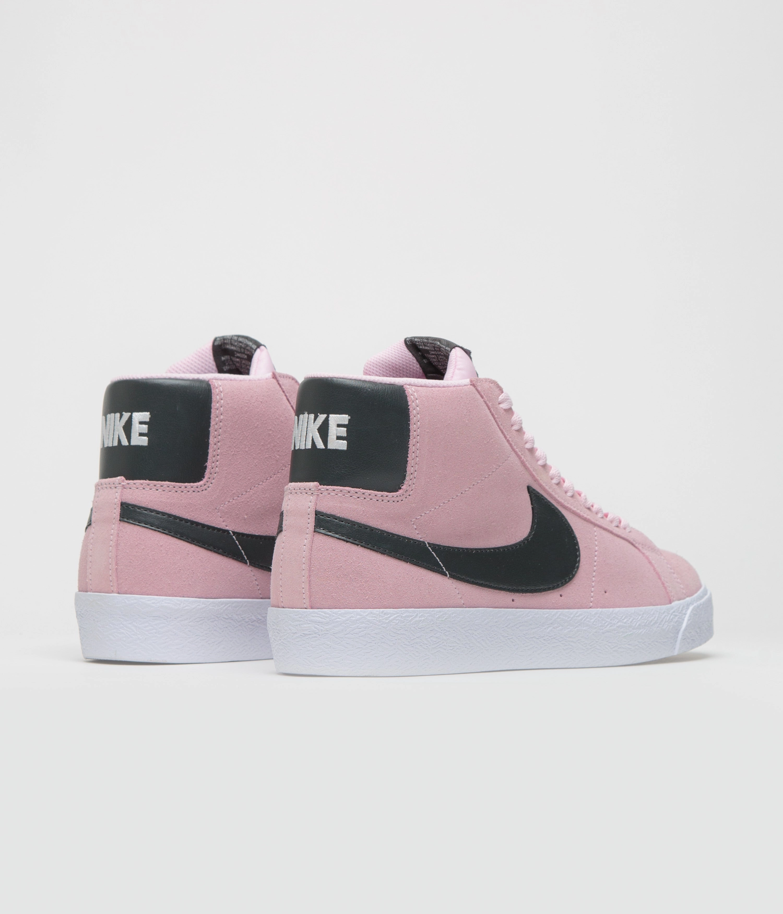 Nike SB Blazer Mid Shoes - Pink Foam / Anthracite - White - Gum Yellow Nike Halloween Shoes