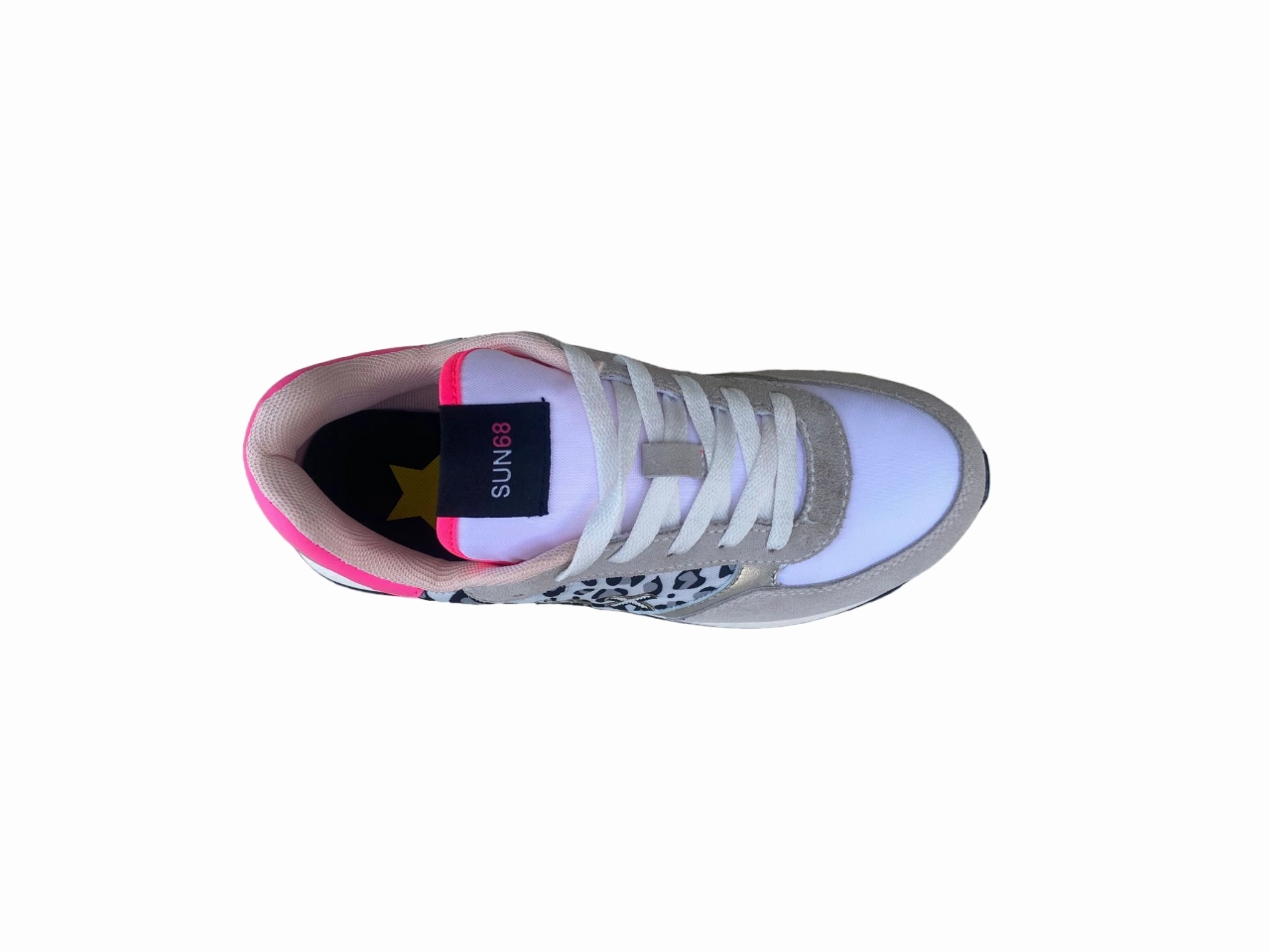 Sun68 sneakers da ragazza Girl's Kelly Animal Body Z32417 01 bianco Old Money Sneakers