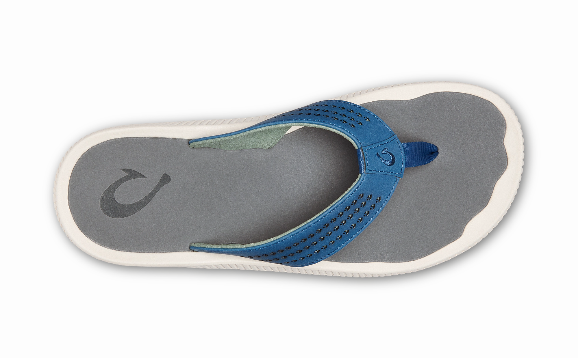 Sandals With Platform Olukai Ulele Sandal-Slate Blue/Charcoal