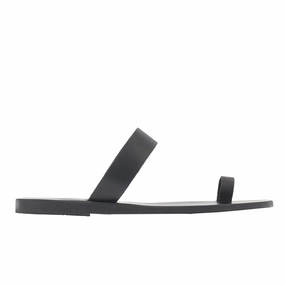 Thalia Black 90s Platform Sandals