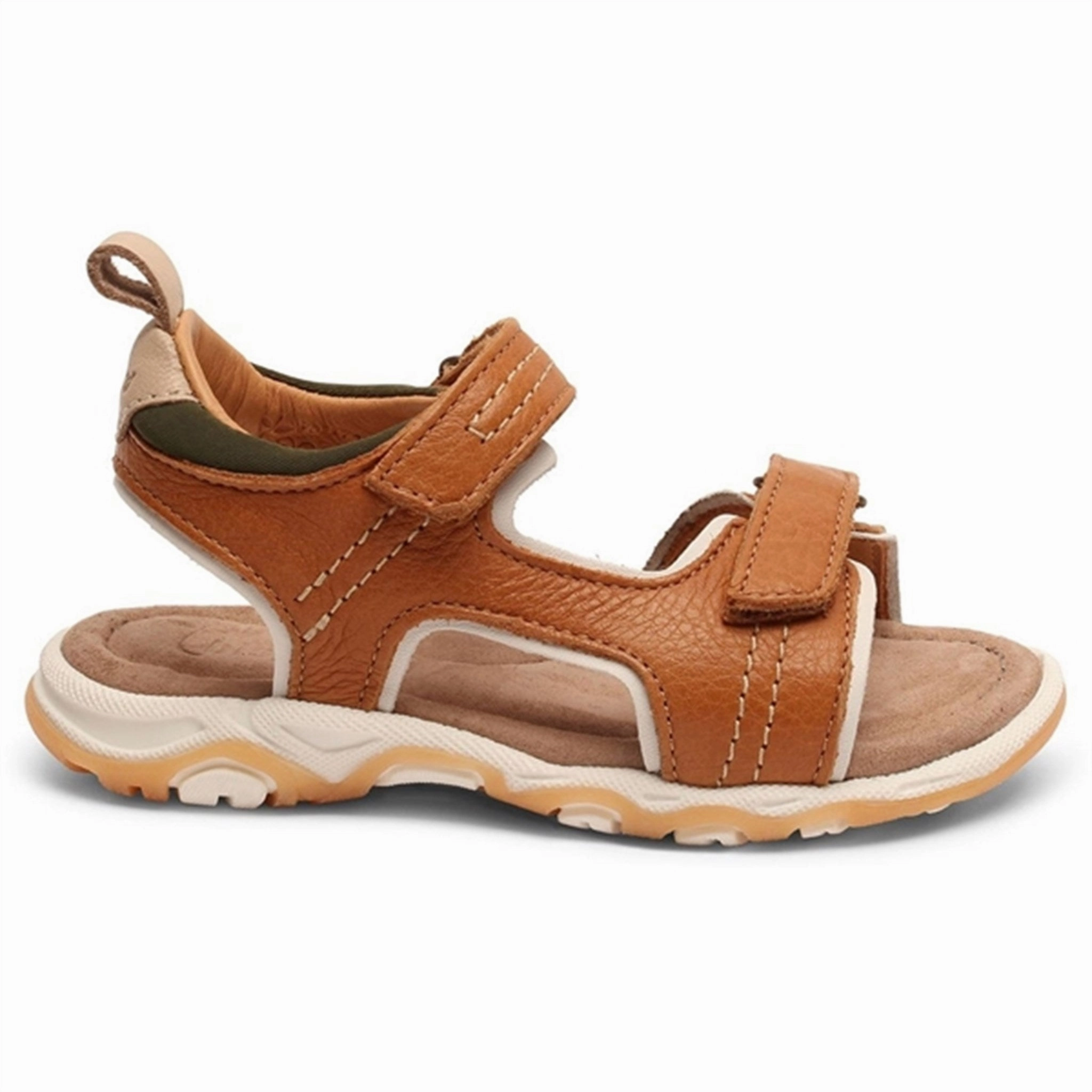 Flat Red Sandals Bisgaard Adam Sandal Cognac
