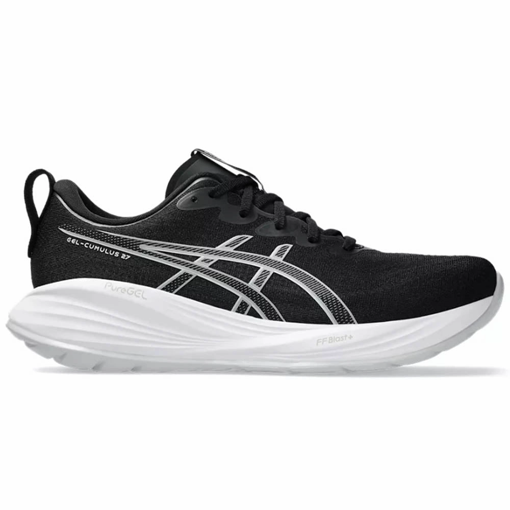 Asics Volleyball Shoes Singapore Men's Asics Gel-Cumulus 27, Black/Concrete, 11.5 2E Wide