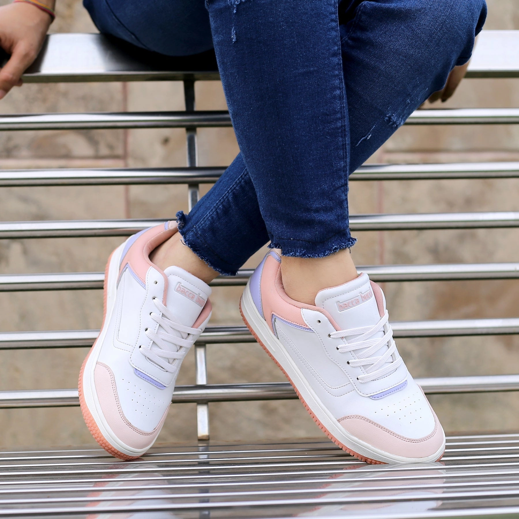 Shoes That Turn Into Flats Bacca Bucci NAOMI Low-top Flat Sole Sneakers For Women