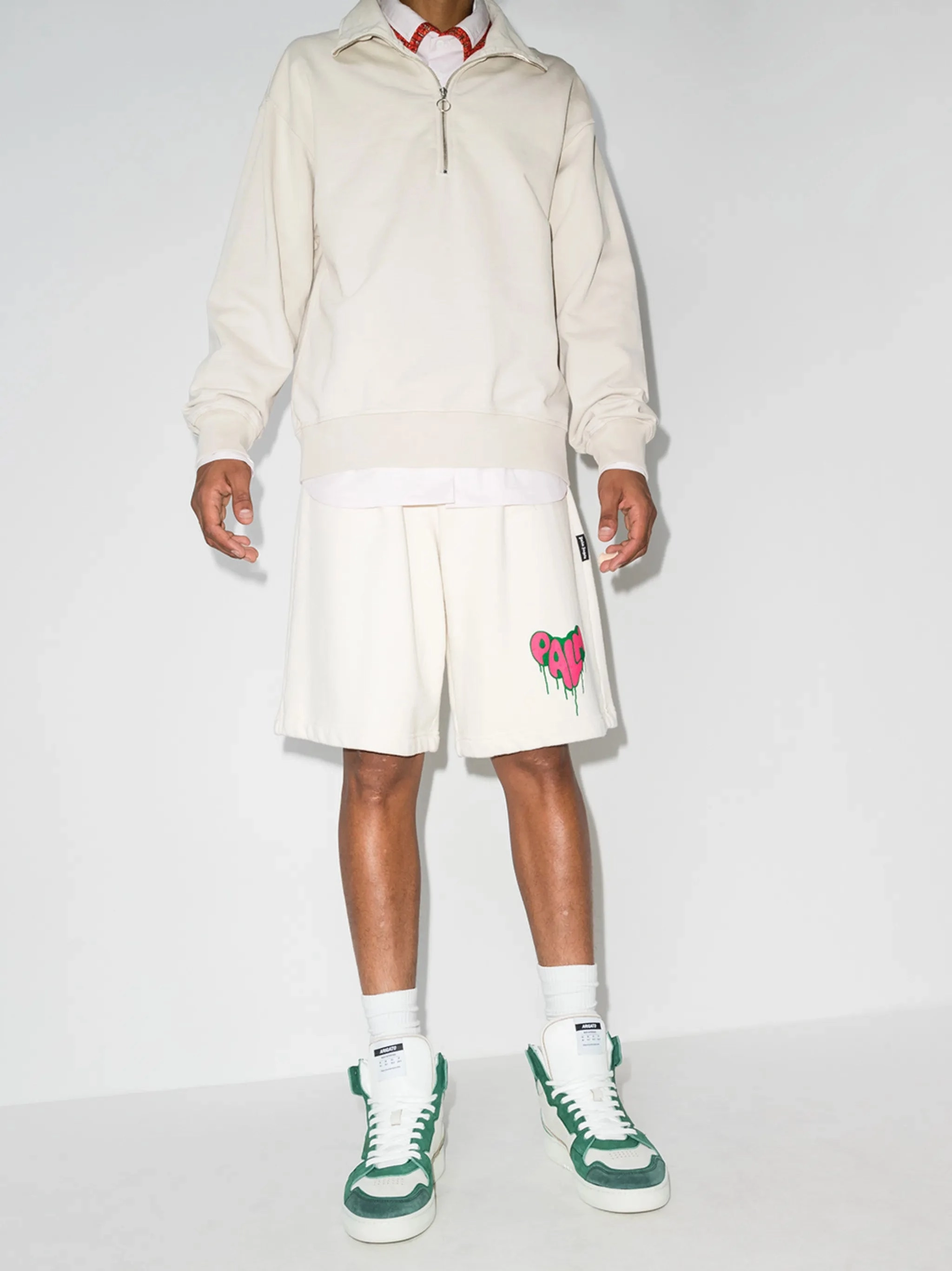 Flat Platform Shoes Dice high-top sneakers