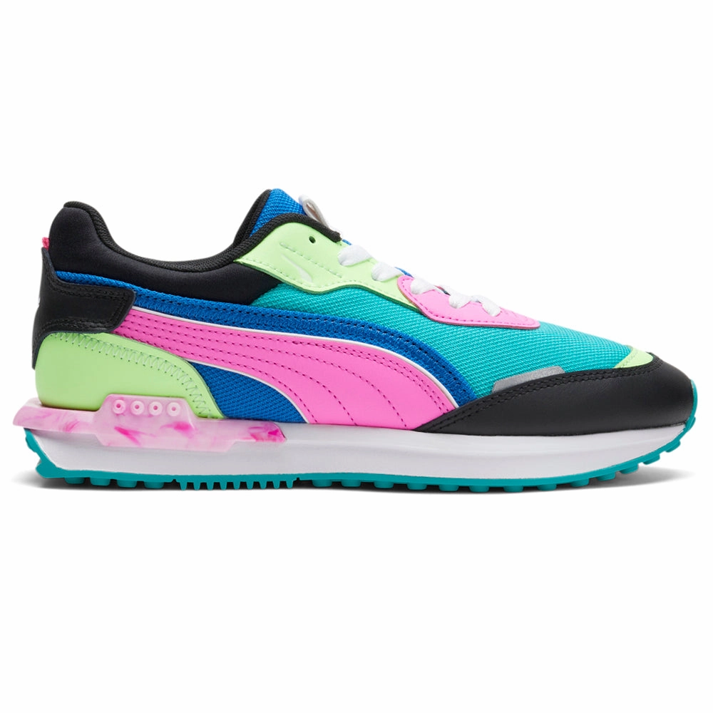 Puma Baxter Stockman Shoes City Rider Marble Lace Up Sneakers