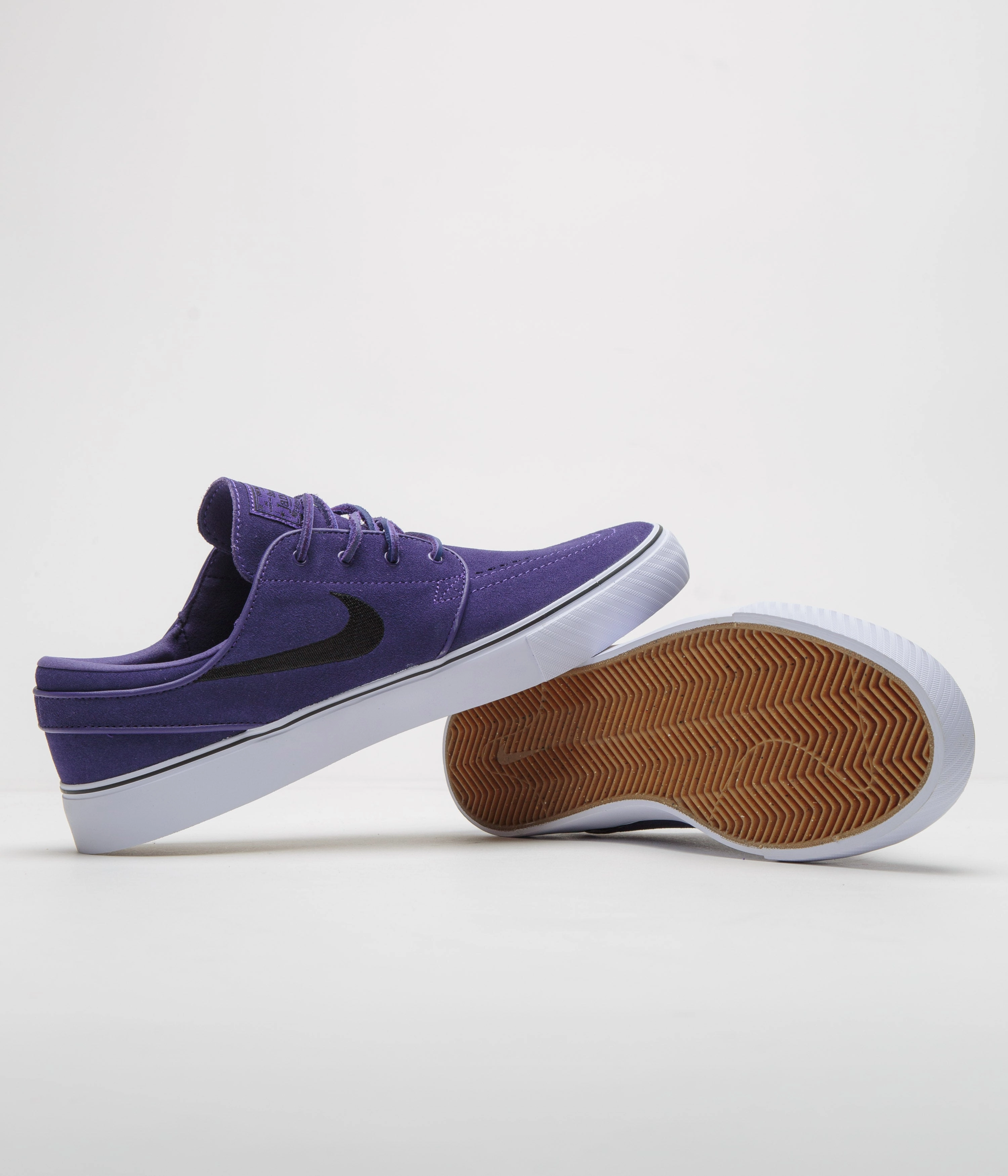 Nike SB Janoski OG  Shoes - Court Purple / Black - Court Purple - White Splatter Paint Shoes Nike
