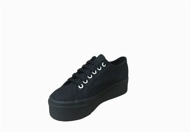 Sneakers Chuck Taylor All Star Superga scarpa sneakers da donna con zeppa 2790 S9111LW 996 nero