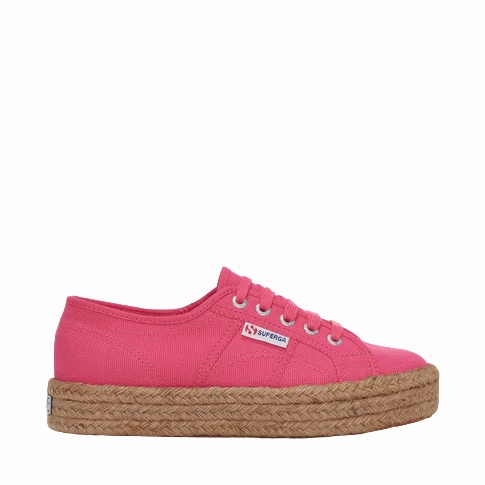 Superga scarpa sneakers da donna in tela con 2730 S00CF20 528 fucsia rosa Best Running Sneakers With Arch Support