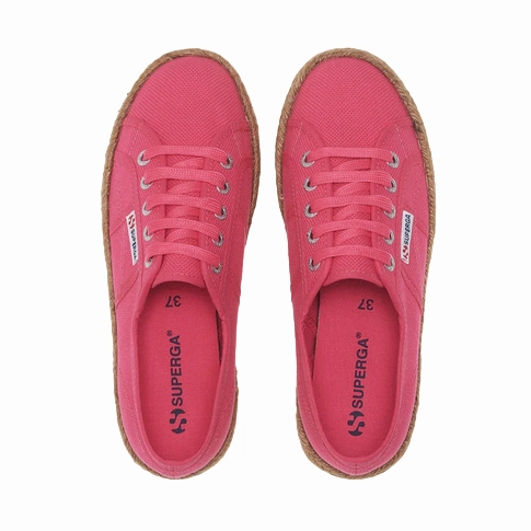 Superga scarpa sneakers da donna in tela con 2730 S00CF20 528 fucsia rosa Best Sneakers For Ankle Support