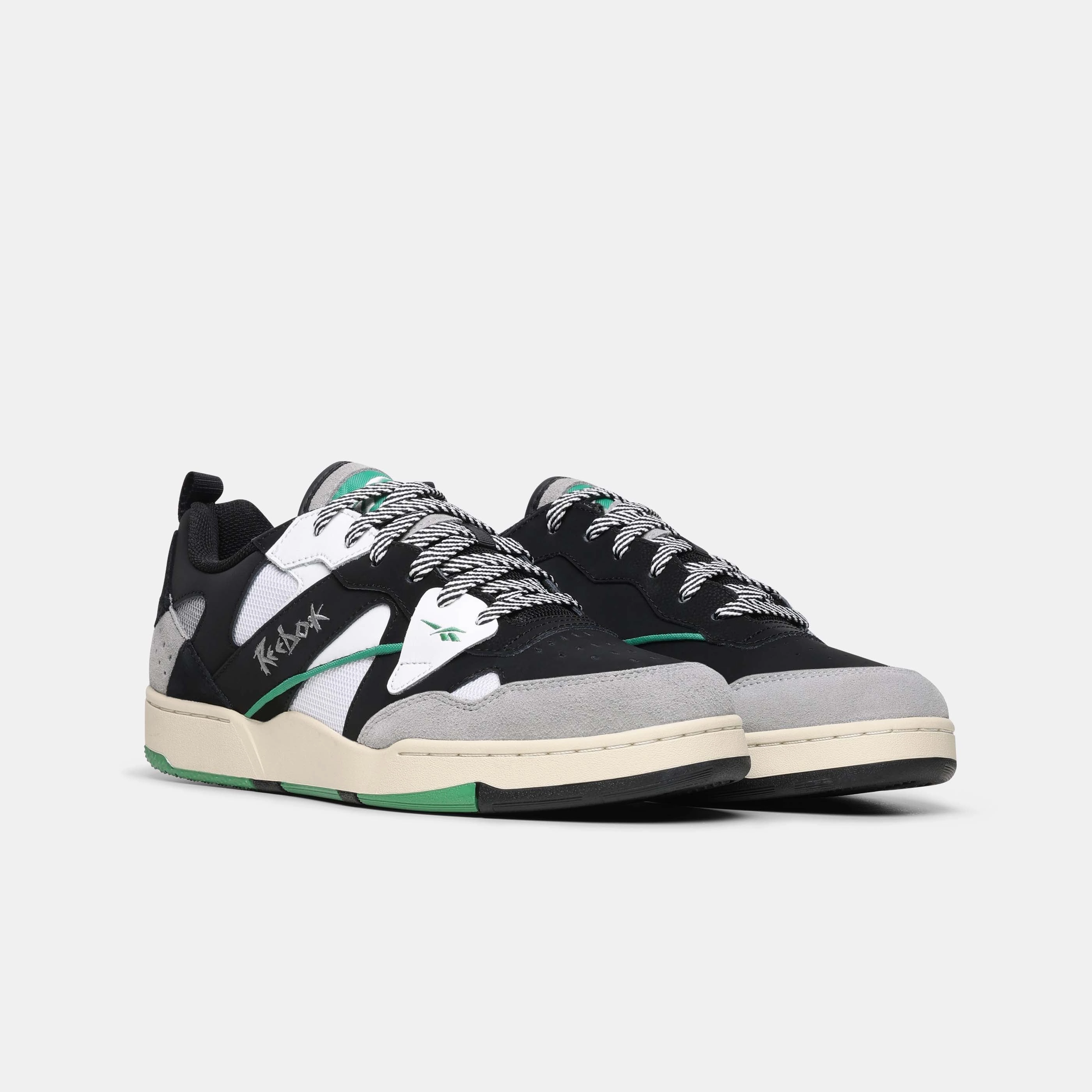 Bb 4000 Ii 96 Basketball Shoes Black/White/Glengreen Hombres Basketball Shoes