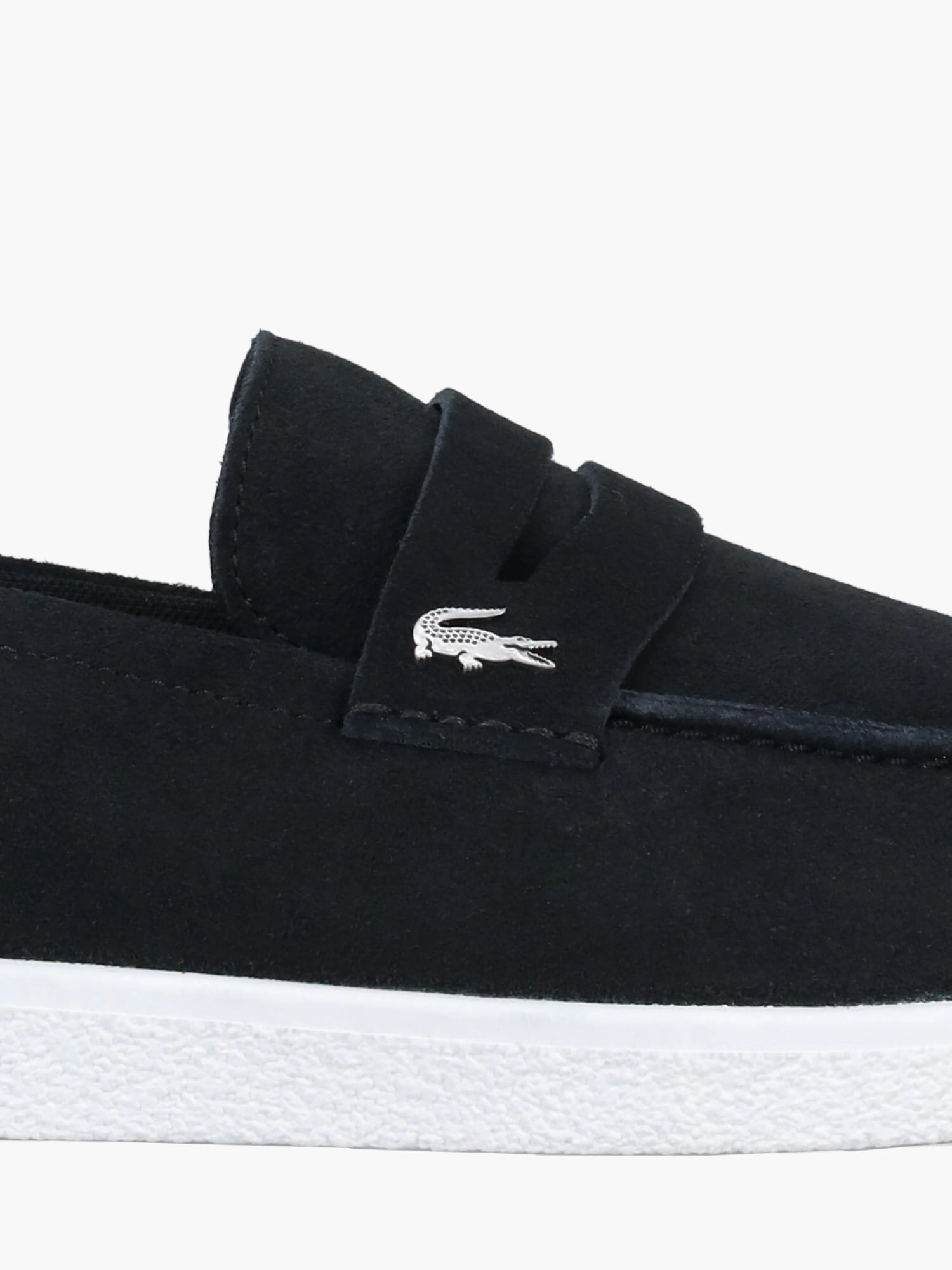 Cochet Blk Wht leather Flat Enclosed Shoes