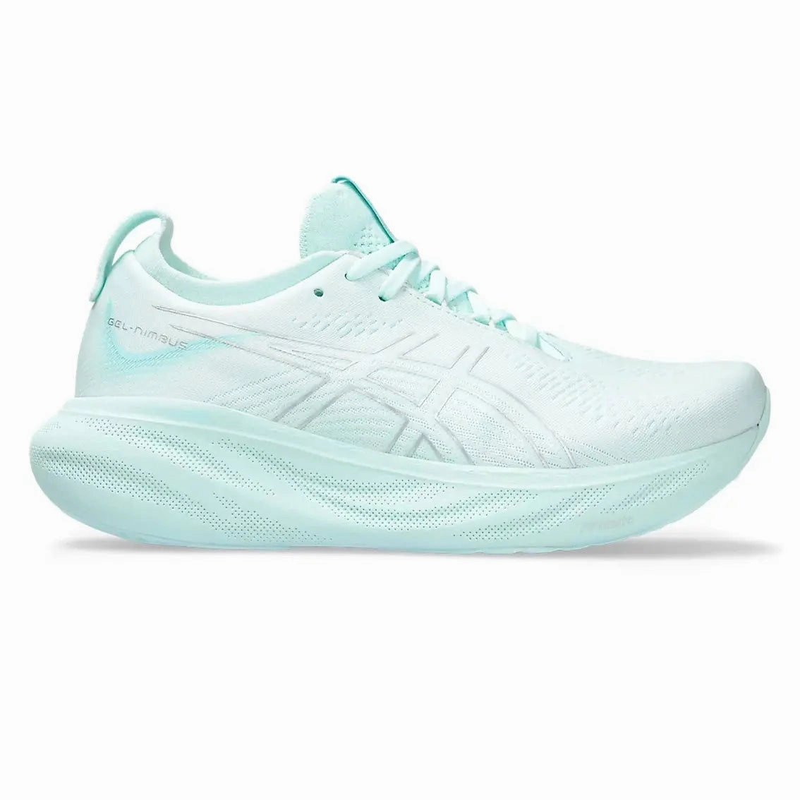 Asics Hybrid Running Shoes Womens ASICS GEL-Nimbus 25 - Soothing Sea / Pure Silver