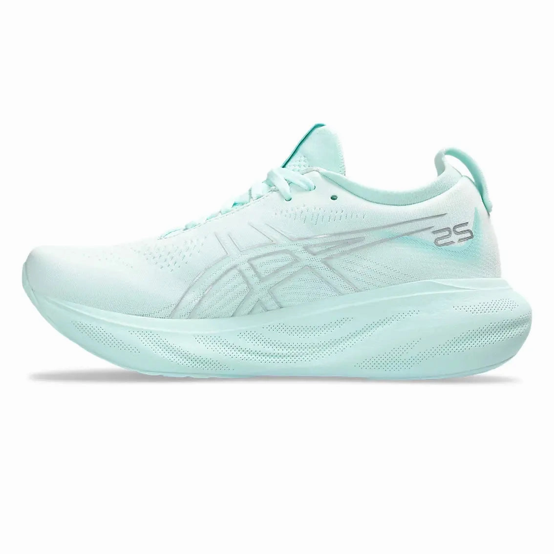 Asics Max Cushion Shoe Womens ASICS GEL-Nimbus 25 - Soothing Sea / Pure Silver