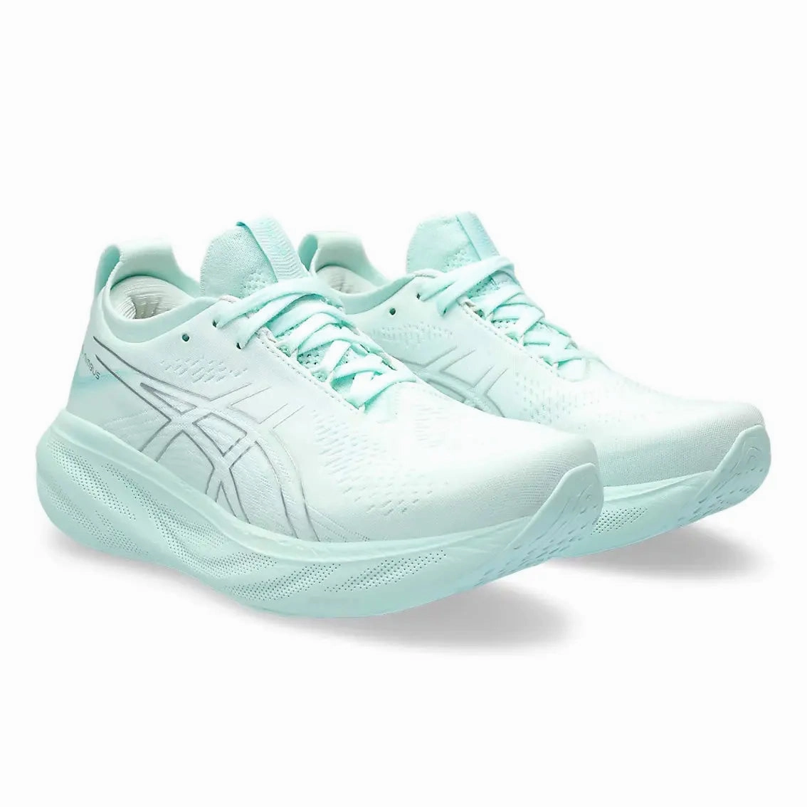 Womens ASICS GEL-Nimbus 25 - Soothing Sea / Pure Silver Asic Running Shoes Sale