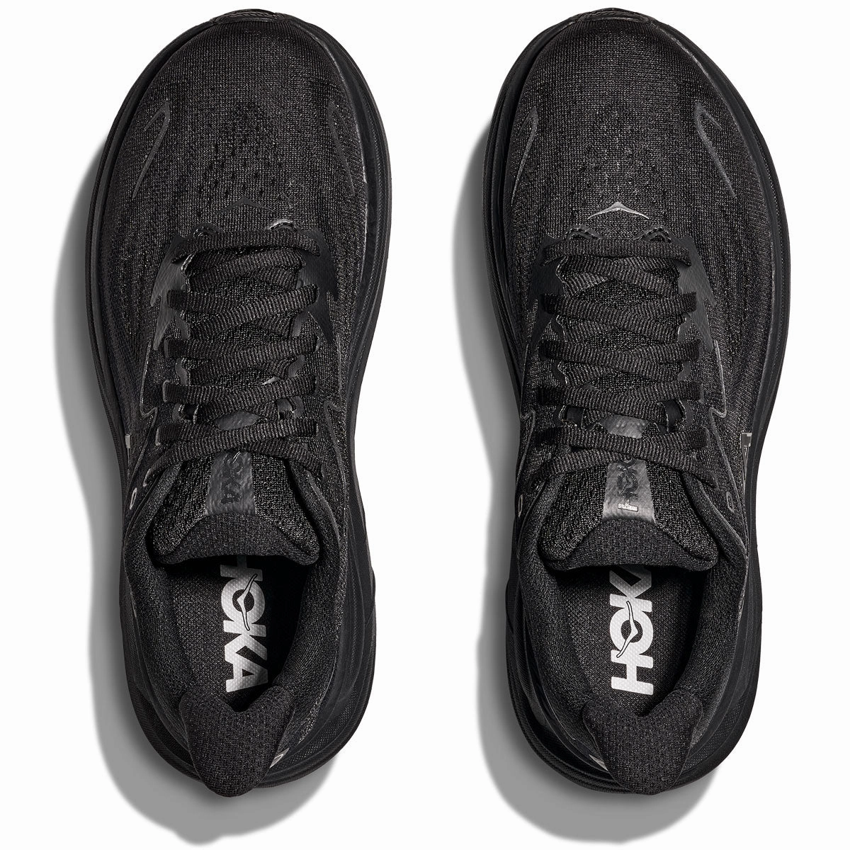 History Of Shoes Hoka Clifton 10 Running Shoes - Mens - Black/Black